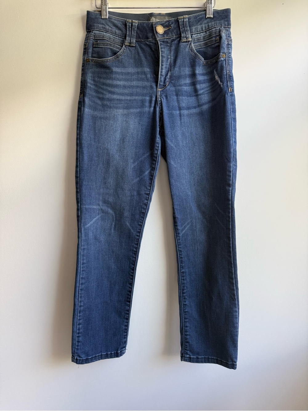 Democracy Straight Leg Jeans in Dark Blue Wash